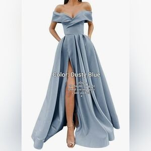 SoDigne Off Shoulder Long Elegant Evening Party Gown 4